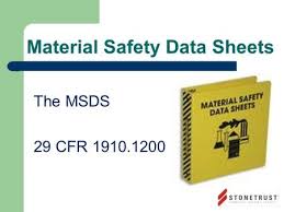 Safety data sheets are used worldwide to document the hazards and properties of individual chemicals and other materials used in commerce. Material Safety Data Sheet Ppt Video Online Download