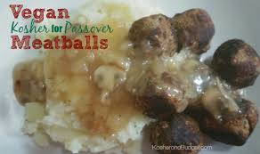 It also includes vegetarian recipes (that may contain dairy and/or eggs). Kosher For Passover Vegan Meatballs