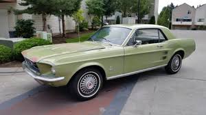 Ford Mustang Coupe 19670000 Lime Gold Metallic For Sale 7r01c218262 1967 Ford Mustang 2dr Hard Top 289 V8 Patina Paint Ford Mustang Mustang Ford Mustang Coupe