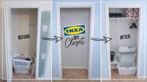 Diy projects » organize & storage » closet organization » closet organizer ideas | chic ideas in organizing bedroom closets, clothing and accessories. Small Bedroom Closet Diy Makeover Ikea Algot Closet Installation Small Guest Closet Organization Youtube