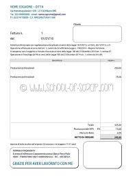 Blogger Per Lavoro Con Passione Fac Simile Fattura Nuovo Regime Forfettario Alessia Scrap Craft