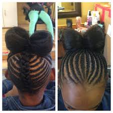 Knotless box and triangle braids. Pin On Little Girl Natural Hair Styles