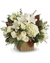 When you order flowers for delivery in evansville rest assured that your arrangement will arrive as fresh as possible, carefully packed into a beautiful gift box and. Teleflora Winter Flower Arrangements Christmas Flower Arrangements Winter Floral Arrangements