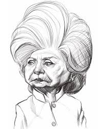 Black And White Face Drawing Cartoon Solving The Exaggeration With A Checklist Caricature Artist Caricature Drawing Caricature Sketch