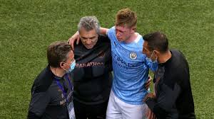 Clearly, to ensure a fair contest, they should ask these teams to rest mo salah, christian eriksen. Manchester City S Kevin De Bruyne In Tears After Being Forced Off Injured From Uefa Champions League Final Cbssports Com