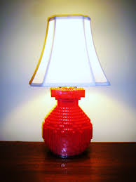 custom brick lamp lego lamp lamp custom bricks