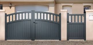Portail Aluminium Battant Lugo Gris Anthracite Portail Aluminium Portail Aluminium Battant Portail
