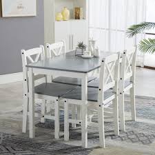 The dining chairs would seamlessly fit in with most dining spaces, whilst not compromising on either style or comfort. House Of Hampton Danny 5 Piece Pine Solid Wood Dining Set Reviews Wayfair Co Uk