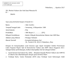 Contoh Surat Lamaran Cpns Formasi Sma Tahun 2017 Ceramah Pidato