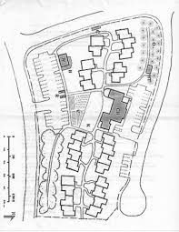 michelle layout no central green in this unless it s in front of the common house but houses are arranged along a pedestrian street layout urban design