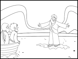 Parents may receive compensation when you click through and purchase from links contained on this website. Jesus Walks On Water Coloring Page Ministry To Children