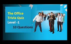 Oct 25, 2021 · looking for some fun trivia for kids?look no further! The Office Trivia Quiz Level 1 Quiz For Fans