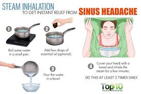 Natural Home Remedies For Sinus Headache Relief Top 10 Home Remedies Sinus Headache Sinusitis Nasal Congestion