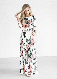 12 Affordable Spring Wedding Guest Dresses You Can Score On Amazon Rose Maxi Dress Floral Print Maxi Dress Floral Maxi Dress