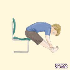 Chair Yoga Poses For Kids Cards In 2020 Yoga For Kids Chair Pose Yoga Kids Yoga Poses