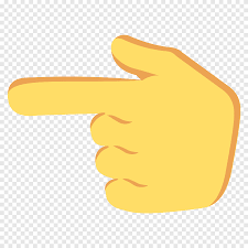 Download praying hands emoji meme | png & gif base. Left Yellow Hand Icon Illustration Emoji Discord Hand Index Finger Emoticon Pointing Orange Smiley Png Pngegg