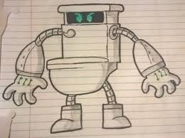 Released in series 5 of tiny turbo changers, scorponok is a new mold that changes from the mechanical scorpion seen in the first two films into a robot based off the above deluxe class toys. Turbo Toilet 2000 Simple Drawing By Theguywhodrawsalot On Deviantart