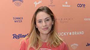 The model, 29, showcased her incredible figure in a bright turquoise. Dylan Penn Promiflash De