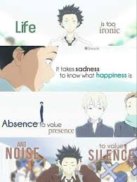 If you wish to see more of silent voice or the true ending please read the manga! A Silent Voice Quote Anime India Amino