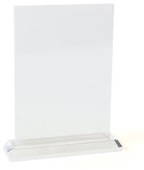 Shop the memorial day blowout. 5x7 Acrylic Frame W Clear Tapered Base Top Loading Design