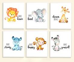 Nursery Decor Nursery Wall Art Printables Safari Nursery Print Etsy Safari Nursery Prints Safari Animals Nursery Safari Nursery Decor