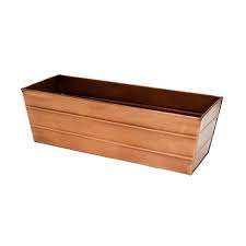 4.8 out of 5 stars. Medium Rectangular Galvanized Metal Planter Box Copper Achla Designs Target