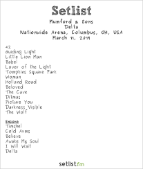 Setlist Spoiler Songs Mumford Sons Perform On Delta World