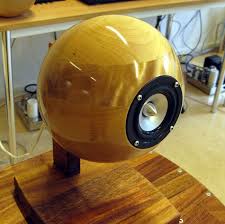 Full Range Unit In Ikea Wood Bowl Open Baffle Speakers Speaker Diy Speakers