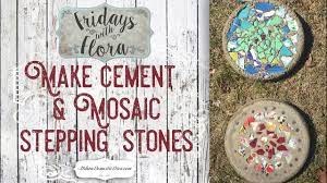 Get free shipping on qualified pavers concrete stains or buy online pick up in store today in the paint department. Make Diy Concrete Mosaic Stepping Stones For The Garden Ep 37 Fridays W Flora Youtube