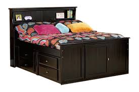 Find beds, dressers, night stands, & more great bedroom furniture to create a look that is your own! Laguna Black Twin Bookcase Bed At Gardner White Bed Furniture Bed With Drawers Bookcase Bed