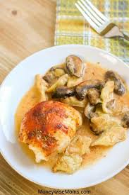 Baked Chicken With Mushrooms And Artichokes Is A Great Dinner Recipe For The Whole Family T In 2020 Artichoke Chicken Great Dinner Recipes Baked Chicken And Mushrooms
