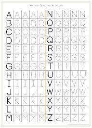 Exercice écriture alphabet | Apprendre l'alphabet, Cahier d'écriture,  Ecriture alphabet