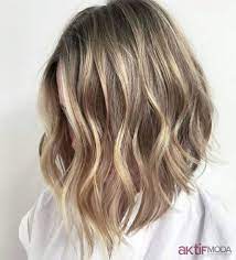 Kisa Sac Ombre Modelleri Sari Balyaj Sac Balyaj