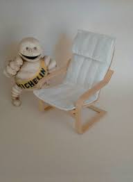 Ikea Miniature Poang Chair 1 6 Scale Model Modern Miniature Etsy Ikea Chair Miniatures