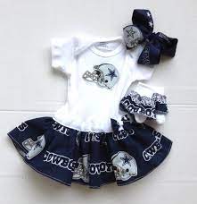Dallas Cowboys Baby Girl Dress Cheerleader With Bow And Socks Free Shipping Dallas Cowboys Baby Clothes Dallas Cowboys Outfits Dallas Cowboys Dresses