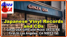 Ginza USA gifts and music LA Little Tokyo, Japanese Vinyl Records ...