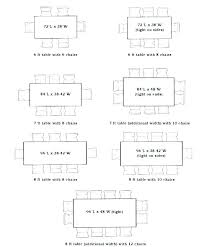 astounding rectangle table dimensions size seating chart