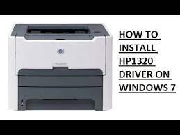 تحميل تعريف طابعة hp laserjet 1320. How To Download And Install Hp 1320 Driver In Windows 7 Youtube