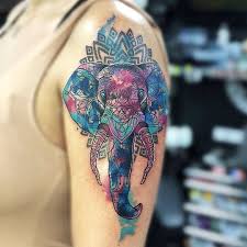 Inkaholik Tattoos Inkaholiktattoos Watercolor Mandala Elephant Done At Inkaholik Birdroad Watercolor Elephant Tattoos Gorgeous Tattoos Intricate Tattoo
