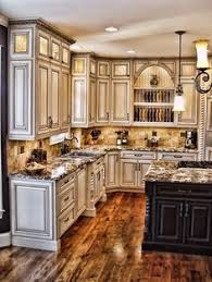 Apply a thin coat of smoky glaze, using a bristle brush for added texture. 12 White Glazed Cabinets Ideas Kitchen Redo Painting Kitchen Cabinets Glazed Kitchen Cabinets