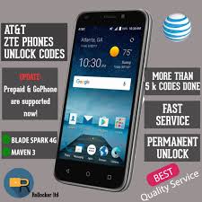 Smartphone instruction zte z812 is unlocked in 3 steps: Retail Services Unlock Code At T Zte Maven 3 Z835 Z812 Z831 Z830 Z740 Z988 Zte Blade Spark Z971 Business Industrial