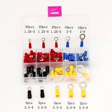 This kind of terminal block among the most popular devices. 102pcs 10kinds Rv Ring Terminal Electrical Crimp Connector Kit Set With Box Copper Wire Insulated Cord Pin End Butt Ring Terminal Crimp Connectorelectrical Crimp Connectors Aliexpress