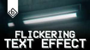 Use of refresh rates above 120 hz is uncommon, as they provide little noticeable flicker reduction and limit available resolution. How To Create Text Flickering Effect Sony Vegas Tutorial Youtube