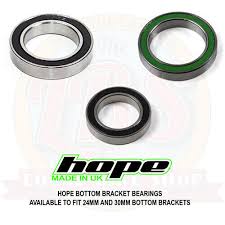 Hope Press Fit 41 BB Stainless Bearings Black