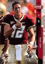 Matt ryan was the man as boston college as he won the johnny unitas award and acc player of the year in his time there. Matt Ryan Football Card Boston College 2008 Sage Aspire Rookie 1 At Amazon S Sports Collectibles Store