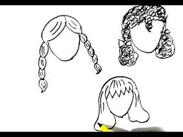 Use these 4 simple steps to draw any hairstyle, realistically. How To Draw Girls Hairstyles 2 Easy Steps For Children Kids Beginners Youtube
