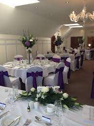 Cadbury Purple And White Wedding Tablescape Flowers Floral Cadburypurple Purple Wedding L Purple Wedding Purple Wedding Flowers Purple And Silver Wedding