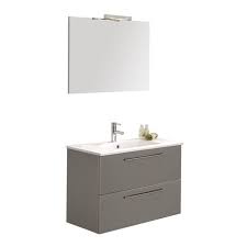 Meuble De Salle De Bains Level 80 Cm Taupe Meuble De Salle De Bain Salle De Bain Leroymerlin Salle De Bain