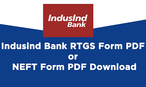Indusind Bank Rtgs Form Pdf Or Neft Form Pdf Download Banks Guide Indusind Bank Pdf Download Pdf