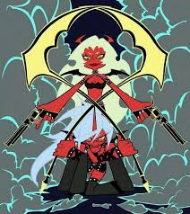 In transformation scene, scanty's hair looks almost white, a reference to her early design. Scanty And Kneesocks 02 Panty And Stocking Anime Anime Stockings